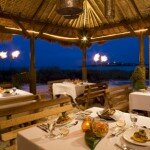 Outside dining at Sandals Emerald Bay Outside dining at Sandals Emerald Bay