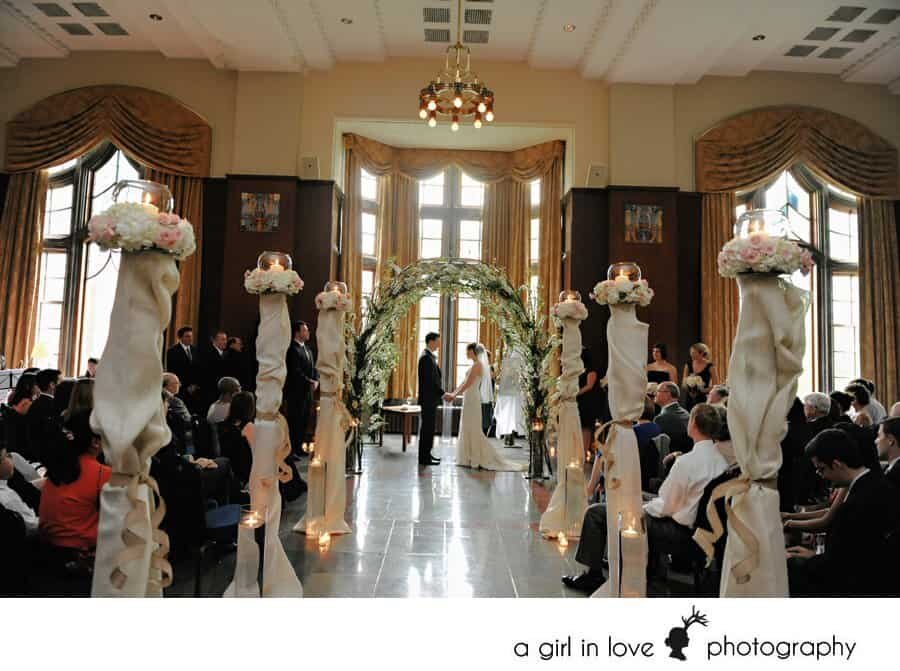 Ariana & John Pendleton room ceremony at Michigan Union