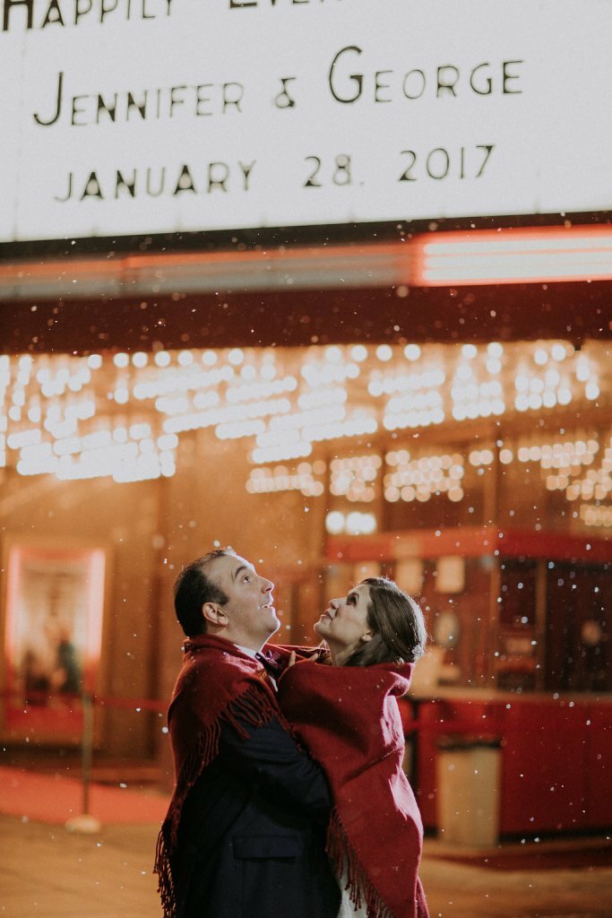 Marquee Sign at Wedding